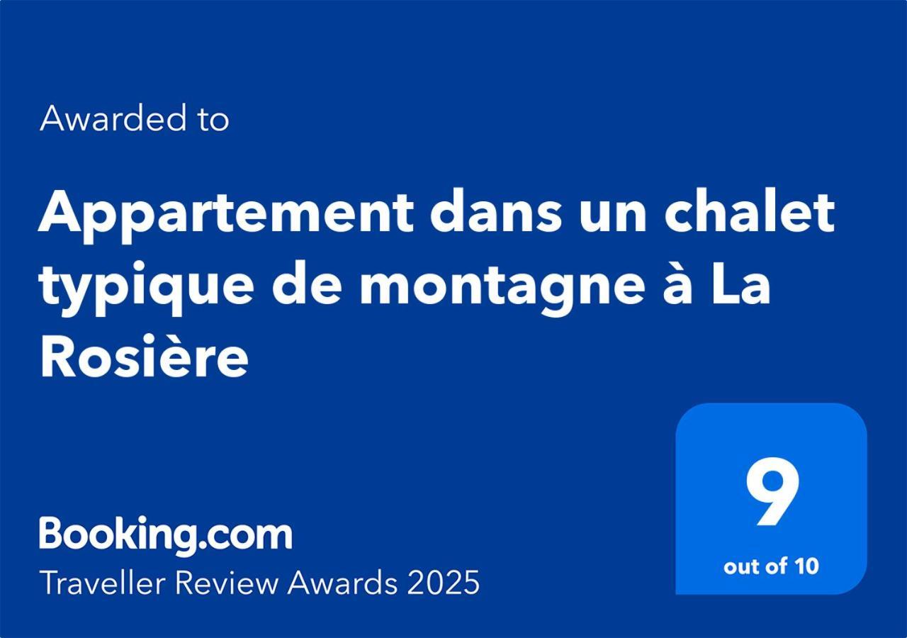 Appartement Dans Un Chalet Typique De Montagne A La Rosiere Montvalezan Eksteriør bilde